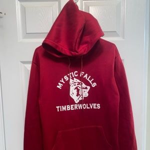 Mystic Falls Timberwolves hoodie sweatshirt size S- Salvatore 17 Vampire Diaries